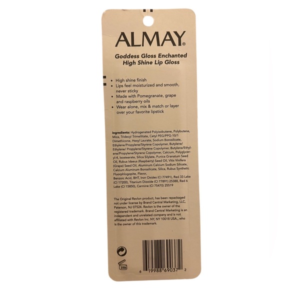 Almay Goddess Gloss Gold Gilded High Shine Lip Gloss New in Package - Picture 2 of 2